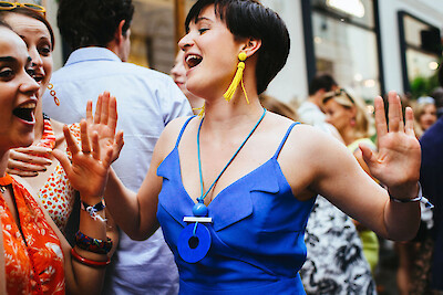 Livemarketing von FuchsundFreude: 100 Jahre Aperol - Event in der Seitzergasse Wien für Campari Group